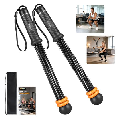 Cordless Battle Ropes, Adjustable Ropeless Battle Ropes for Home Gym