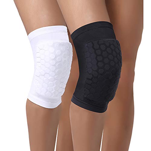 PISIQI Compression Collision Avoidance Knee Sleeve - color: White, size: Medium