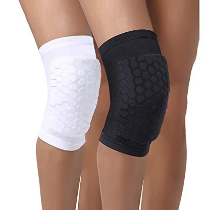 PISIQI Compression Collision Avoidance Knee Sleeve - color: White, size: Large