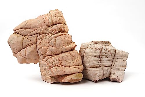 Elephant Skin Stone Natural Multi-Texture Rocks (18lbs, 3~9 inches,7pcs) for Aquarium, Paludarium, Terrariums, Landscaping, Decorative of Caves, Waterfalls, Cliffs - size: 11 Elephant Skin Stone(3-9 inches,18lbs)