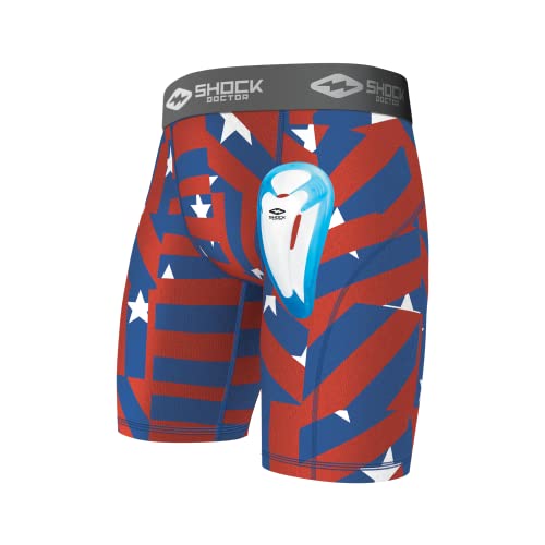 Shock Doctor Boys' Sd30280 - color: Stars and Stripes, size: X-Large