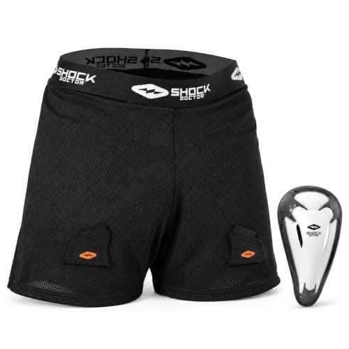 Shock Doctor Men’s Loose Hockey Short Supporter with BioFlex Cup Included. for Adult Men - size: XX-Large