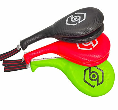 Force Test Kick pad Boxing Taekwondo Kickboxing Power Meter Paddle Impact Measure (red)