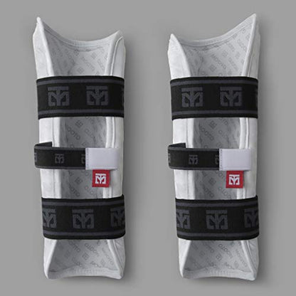 Mooto Korea Taekwondo Extera S2 Shin Protector Guard WT Logo MMA Martial Arts Kickboxing Karate Training Match Gym School Academy (Large(Length 26cm or 0.85 ft))