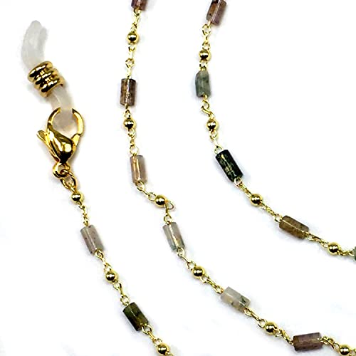 HANDMADE Eyeglass Chains Eyewear Retainer Beaded Eyeglass Strap Holder Natural Stone Beaded Eyewear Retainer