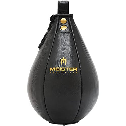 Meister SpeedKills Leather Speed Bag with Lightweight Latex Bladder - style: medium (9.5" x 6")