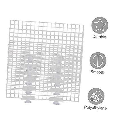 1set Fish Breeding Divider Aquarium Isolation Board Tank Separator Design for Mixed Breeding Aggressive Fish Separation Easy to Install and Expand