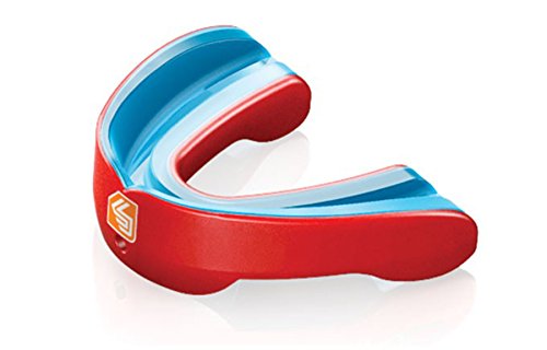 Shock Doctor Gel Nano Convertible Mouthguard (Pearl Carbon, Adult) - color: Pearl Red, size: ADULT