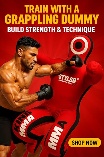 Un-Filled Grappling Dummy Wrestling Dummy Jiu Jitsu Dummy for BJJ MMA Judo Karate Practice Adult Kids - color: Red, size: 6ft / 72"