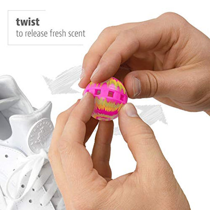 Sneaker Balls Odor-Fighting Shoe Fresheners, Eliminates Unpleasant Smells, Perfect For Sneakers, Gym Bags, Gear Bags, Drawers, Lockers, And More!, Scratch, 6 Pack - color: Scratch (Fresh & Clean), style: 6 Pack