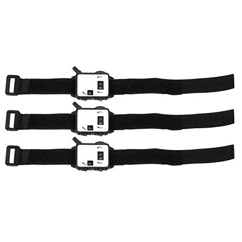 Changor 3 Pack Score Counter Watch, Manual Stroke Keeper Wrist Counter Small Compact for Golfers Plastic Accessories