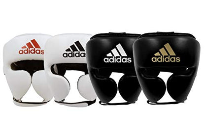 adidas Adistar Pro Boxing Headguard - for Men, Women, Unisex - color: BLACK/GOLD, size: Small