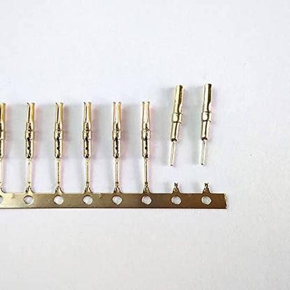 100 Pieces 1.0mm /0.039inch Diameter Tube Socket Pins Nixie/VFD Tube Socket Female Pin for IN12 IN18 QS27-1 QS30-1 SZ4-1 YS27-3 etc
