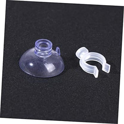 20pcs Fish Tank Hose Holders for Aquariums Easy to Install Underwater Clamp Accessories