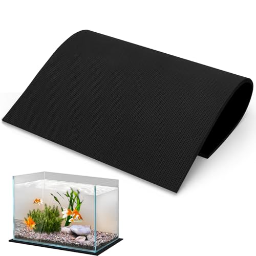 Aquarium Leveling Foam Mat, 6mm Fish Tank Mat for Under Tank, 15.75X11.81inch Waterproof Compressible Neoprene Mat for Turtle Fish Tank