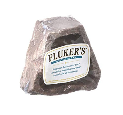 Fluker's Repta Bowl, Food and Water Bowl for Reptiles and Small Animals, Small 4"