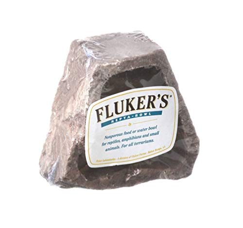 Fluker's Repta Bowl, Food and Water Bowl for Reptiles and Small Animals, Small 4"