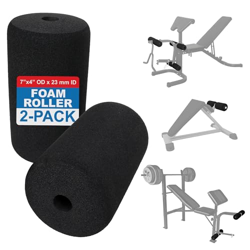 Ader Sporting Goods Foam Roller 7"x4" OD x 23mm ID Sold by Pair