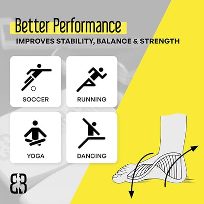 BlackBoard® Foot Trainer incl. Workshop & Training Center | Effective foot strengthening and stabilization | Leg axis training for joint pain prevention | Balance- and Stabilization trainer