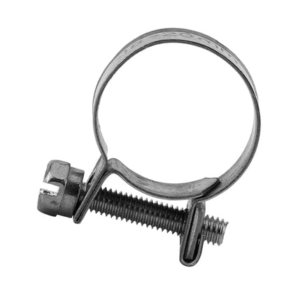 10pcs Stainless Steel Hose Clamps – Adjustable 6-20mm Fuel Line Pipe Clips for Air, Water, Silicone & Fuel Hoses (18-20Mm)