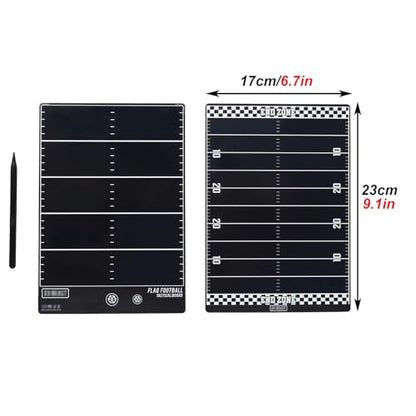Electronic Flag Football Coaching Board, LCD Flag Football Tactical Board, with Induction Writing Pen, Durable Material, Thin and Portable, for Team Training