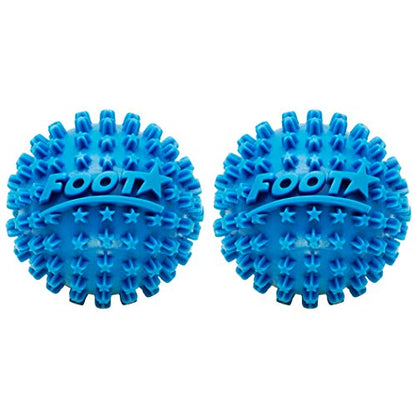 Body Back Foot Star® Massage Ball for Plantar Fasciitis Relief & Recovery | Foot Massager For Trigger Point Therapy, Massage Ball For Soothe Foot Stress, Discomfort, Aches, & Tightness, 2 Pack Blue - style: Two-Pack