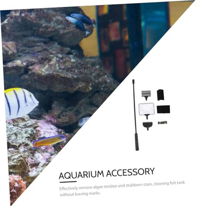 Balacoo 1set Fish Tank Cleaning Tools Aquarium Brush for Scrubbing Easy Install and Detach Multi-Functional Aquarium Cleaning Accessories