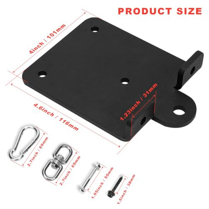 Heavy Punching Boxing Bag Hanger - Heavy Duty Bag Hanger Bracket,360° Rotation Wall Ceiling Mount Wood Beam Hook for Boxing Muay Thai Training,Aerial Yoga Swing & Hammock