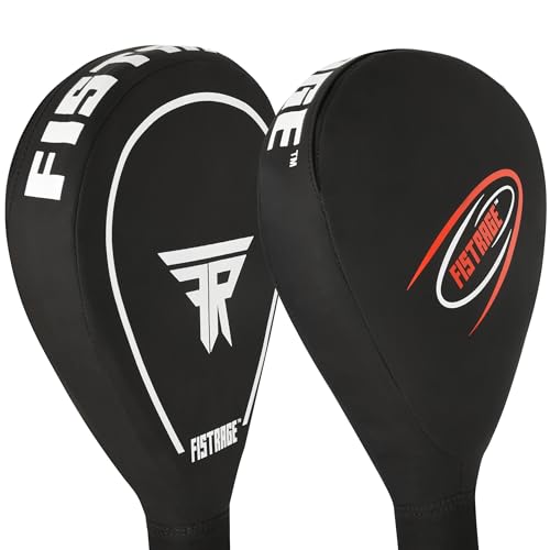 FISTRAGE Taekwondo Double Kicking Durable Strike Pads for Martial Arts Karate MMA Punching Striking Boxing Paddles Kickboxing Training Combat Sports Karate Target (Sold as Single piece)