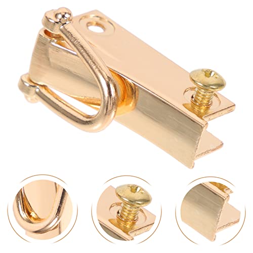 8Pcs Swivel D Rings Buckles for Bag Making Backpack Golden