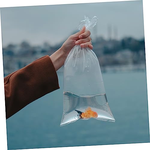 OUNONA 20Pcs Transparent Live Fish Transport Bags Aquarium Fry Packaging Pouches for Safe Tropical and Fish Shipping and Storage