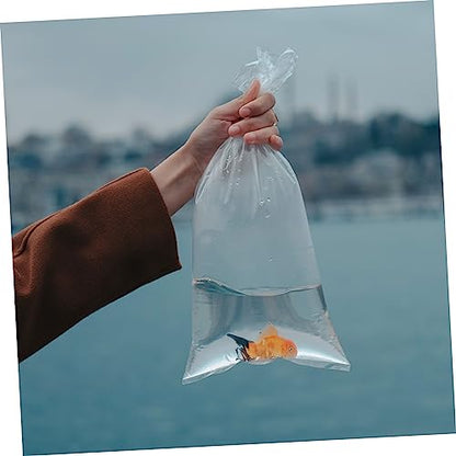 OUNONA 20Pcs Transparent Live Fish Transport Bags Aquarium Fry Packaging Pouches for Safe Tropical and Fish Shipping and Storage