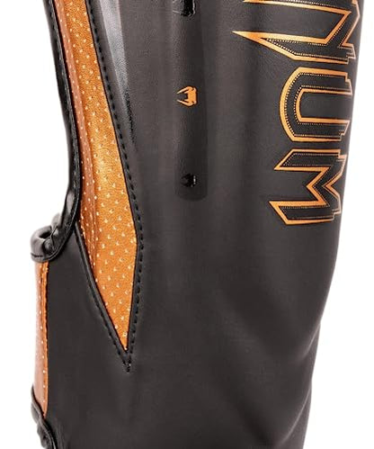 Venum Venum Elite Evo Shin Guards - color: Black/Bronze, size: Medium