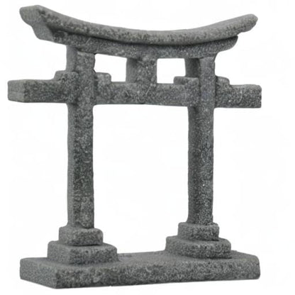 Fish Tanks Decoration Aquariums Japanese Torii Gate Ornament Garden Landscape Hideouts Cave House Dollhouse Accessories, 7.1x2.3x8.3cm - size: 7.1x2.3x8.3cm