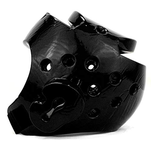 AAMA Taekwondo and Karate Sparring Foam Head Guard - color: BLACK, size: XX-Large