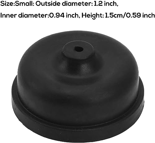 JJLFresheners Aquarium Diaphragm Air Pump Accessories EPDM Rubber Oxygen Pump Replacement Parts for Aquarium Fishing Oxygen Pump Aquarium Diaphragm Silicone Cup Parts Reolacements