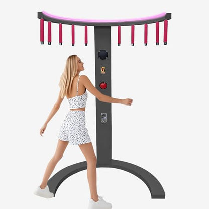 Hand Eye Coordination Training Game, Catch Stick Arcade Game Machine - color: Black