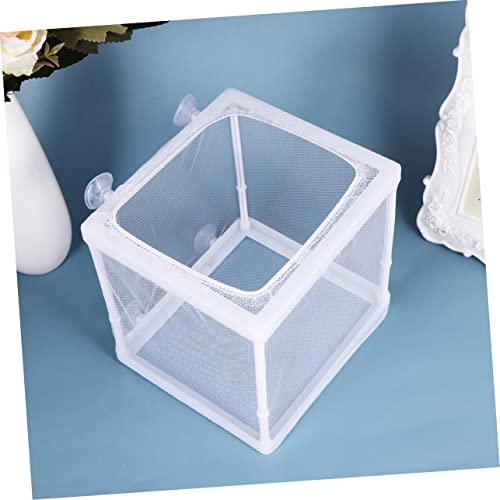 Toddmomy 2PCS Portable Fish Hatching Net with Separation Function Floating Isolation Box for Aquarium Fish Tank Durable and Cloth Material S for Home Tank Use