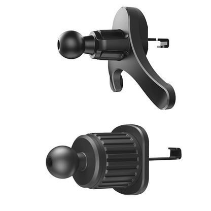 2 Pack Air Vent Clips Universal Car Mount 0.67in 17mm Joint Ball Head Base Stander Grip Holder Air Outlet Hook Lock Replacement for GPS Bracket Phone Wireless Charger Clamp