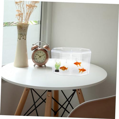 Box Small Separation Incubator Mini Divider Hatchery Landscape Isolating for Decorative Household Goldfish Octopus Spawning Desktop Tool Breeder Clear Micro Aquarium Isolation