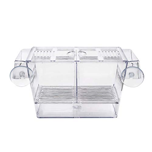 POPETPOP 1pc Fish Breeding Box Floating Incubator for Fry Cup Container for Betta and Guppy Fish