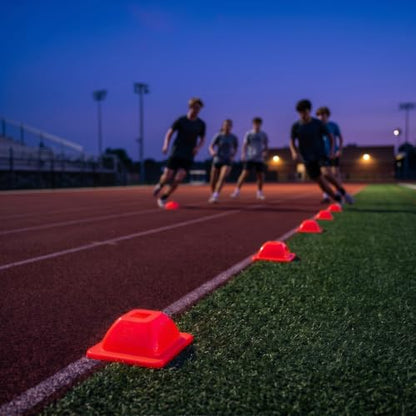 2" (15, 30 Pcs) Training Cones for Sports - color: Orange