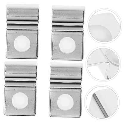 BESPORTBLE Stainless Steel Support Bracket Aquarium Lid Handle Holder Fish Tank Mounting Clip 10mm Clips Set
