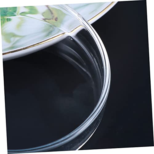 1pc Glass Shrimp Dish for Small Fish Feeder Bowl for Aquatic Pets and Reptiles Aquarium Aesthetics