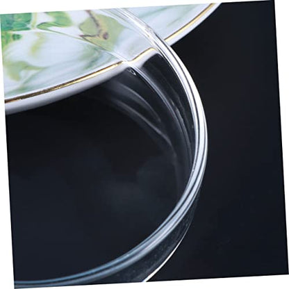 1pc Glass Shrimp Dish for Small Fish Feeder Bowl for Aquatic Pets and Reptiles Aquarium Aesthetics