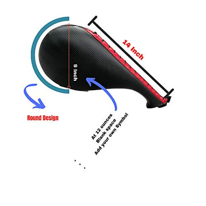 QuikStryke Focus Clapper Target Taekwondo Kick Pad - Loud Cup Pads for Martial Arts Strike Training