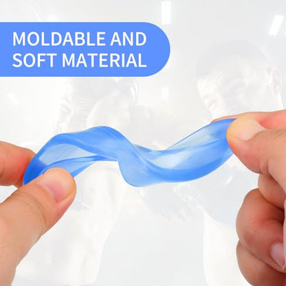 Kathfly 50 Pcs Football Mouth Guards Bulk Sports Mouthpieces - color: Black, Blue