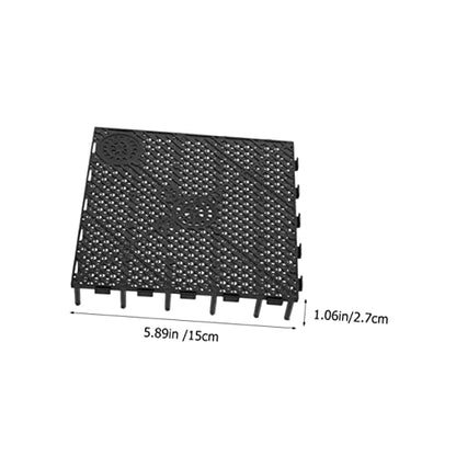 GANAZONO 5pcs Aquarium Isolation Board Fish Tank Divider for Breeding Landscaping Breathable Mesh Panels Black Bottom Plate for Fish Prevention