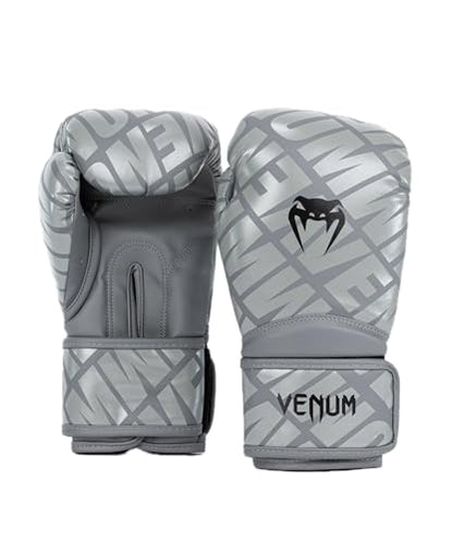 Venum Contender 1.5 Boxing Gloves - color: Grey/Black, size: 16-Ounce