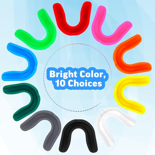 Frienda 10 Pcs Sports Mouth Guards, Teeth Armor for Boxing, Football